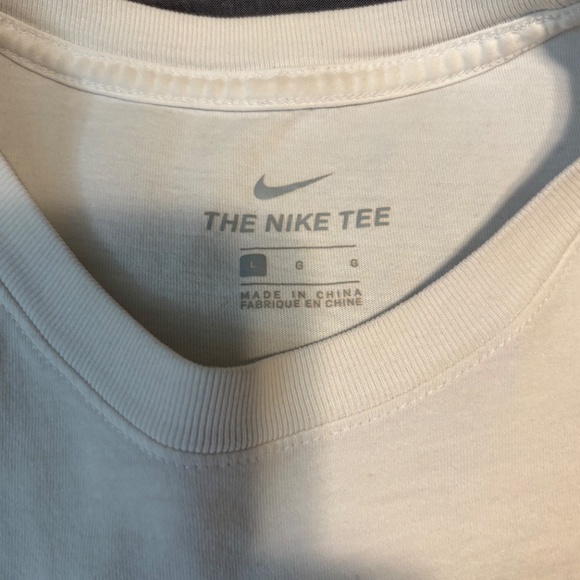 Mens L White Nike PSG T-Shirt - Picture 2 of 4